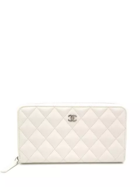 CHANEL 2021-2022 diamond-quilted wallet Women 0113