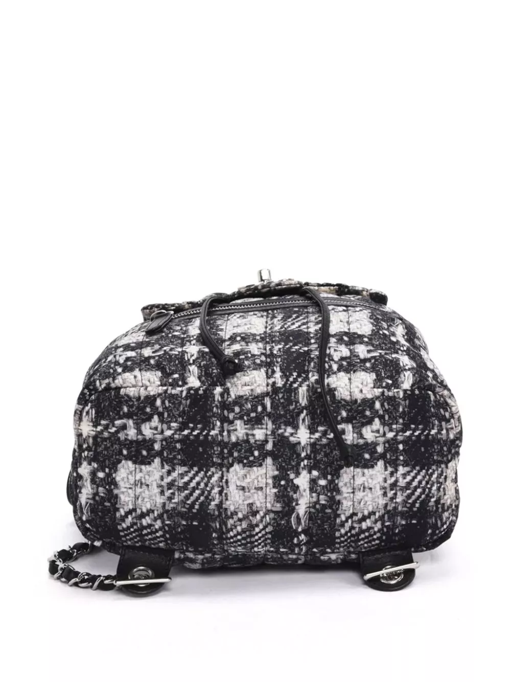 Cheap CHANEL medium CC turn-lock tweed backpack Men 0116