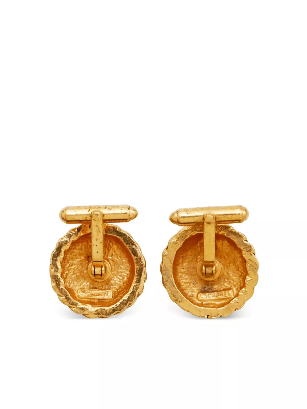 Affordable CHANEL 1990s CC cufflinks Women 0129