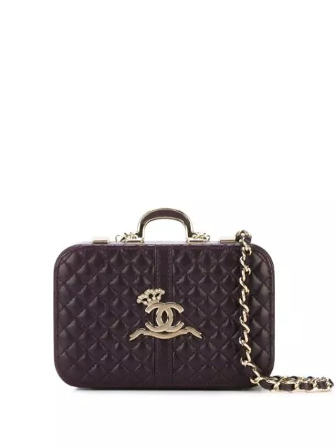 CHANEL 2008 micro Paris-London clutch bag Men 0116