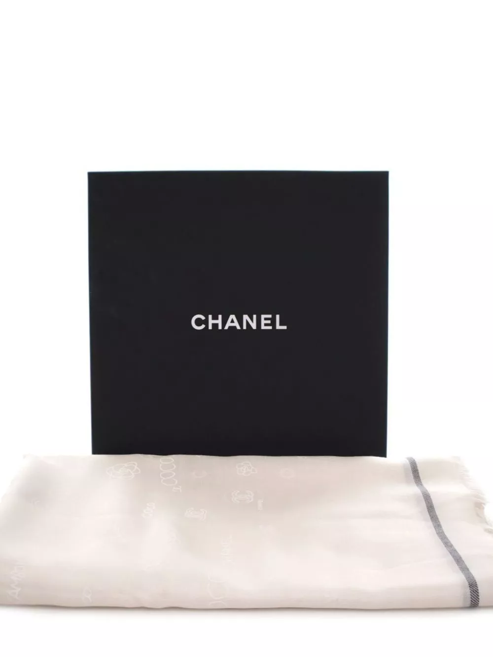 Affordable CHANEL 2010-2024 Silk and Cashmere Scarf scarves Women 0129