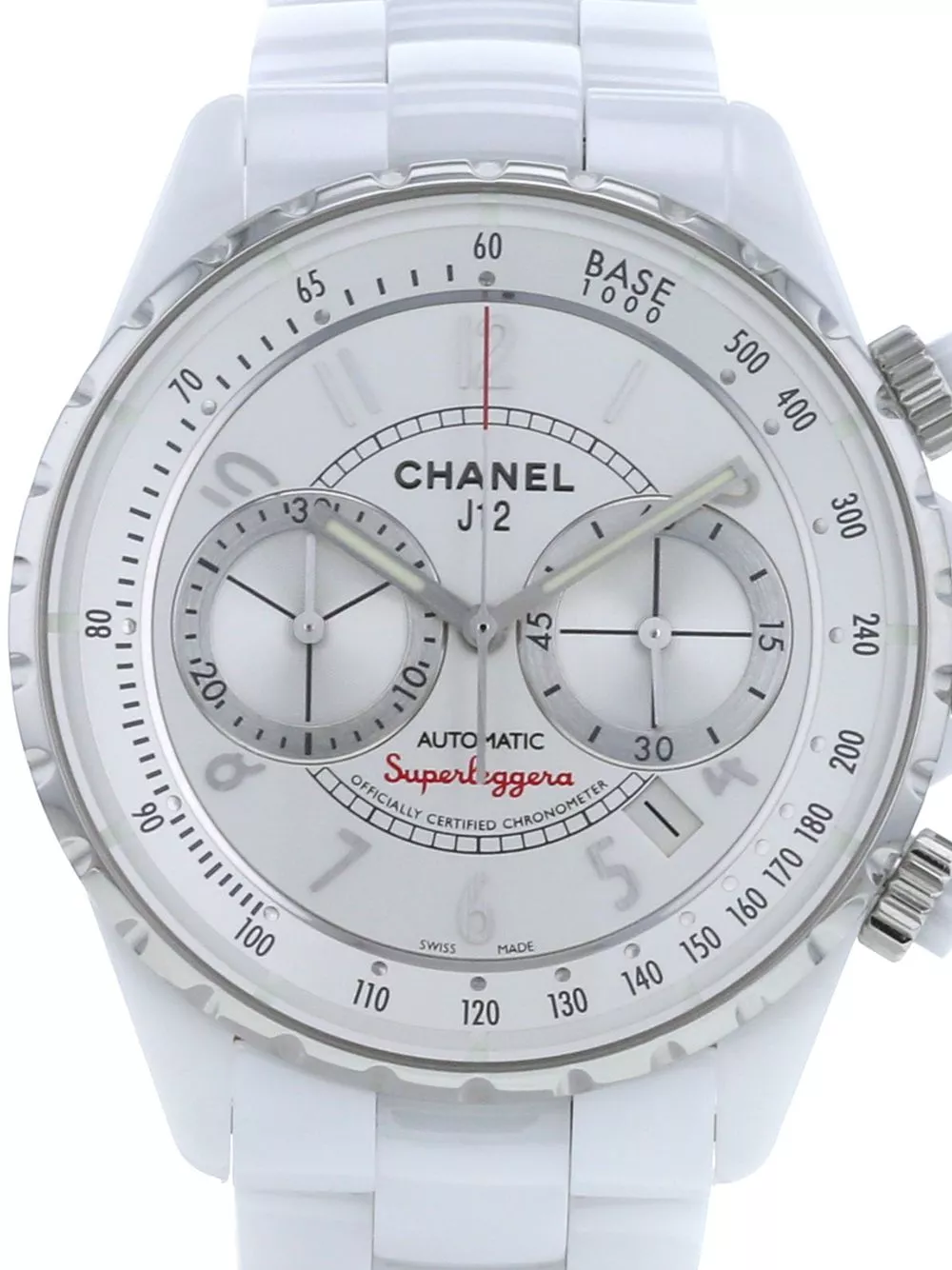 Affordable CHANEL 2010s pre-owned J12 Chronographe 41mm Men 0125