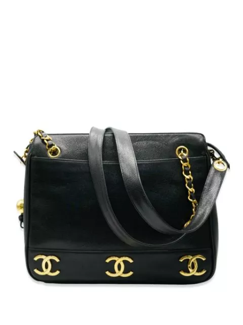 CHANEL 1994-1996 Triple CC crossbody bag Men 0116