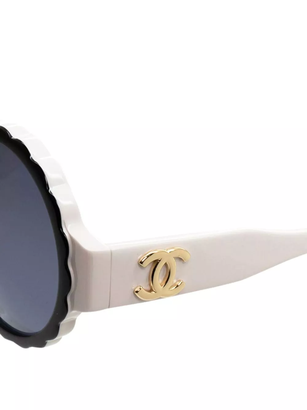 Affordable CHANEL 1994 round-frame sunglasses Men 0125