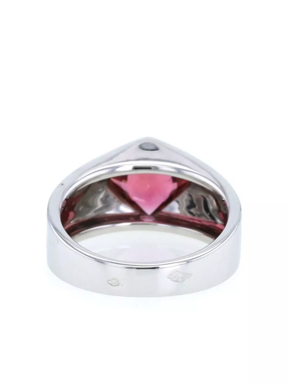 Cheap CHANEL white gold tourmaline ring Women 0128