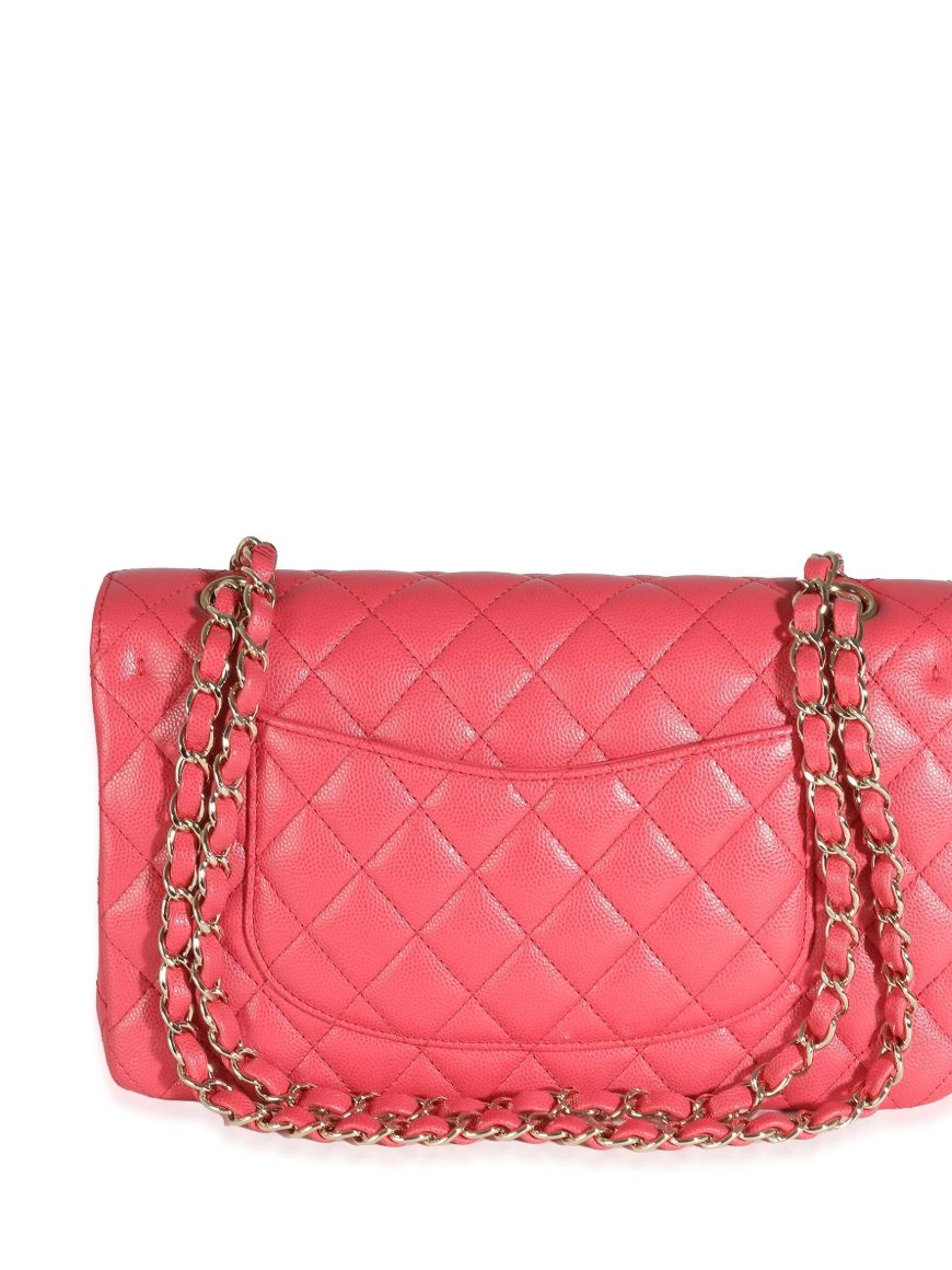 Affordable Women Classic Double medium Flap CHANEL shoulder bag 0215