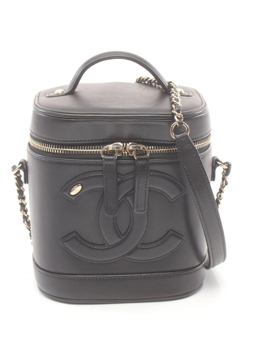 Affordable 2019 Women stitch CC Vanity two-way bag CHANEL 0212