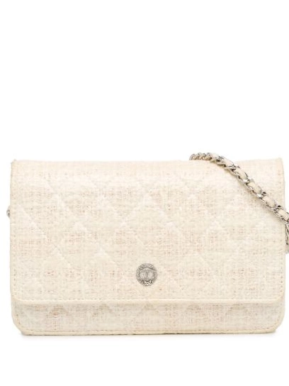 Cheap CHANEL crossbody Coated Women Wallet CC Chain 2012-2013 On bag Tweed 0211