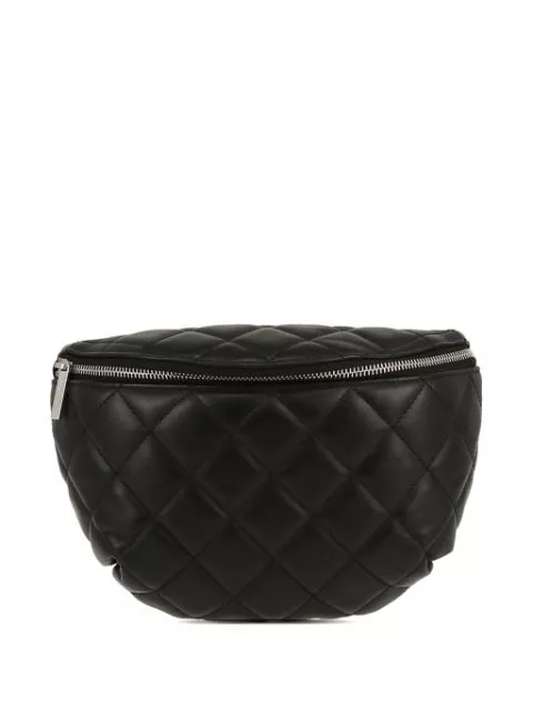 Affordable CHANEL diamond-quilted leather belt bag Men 0201