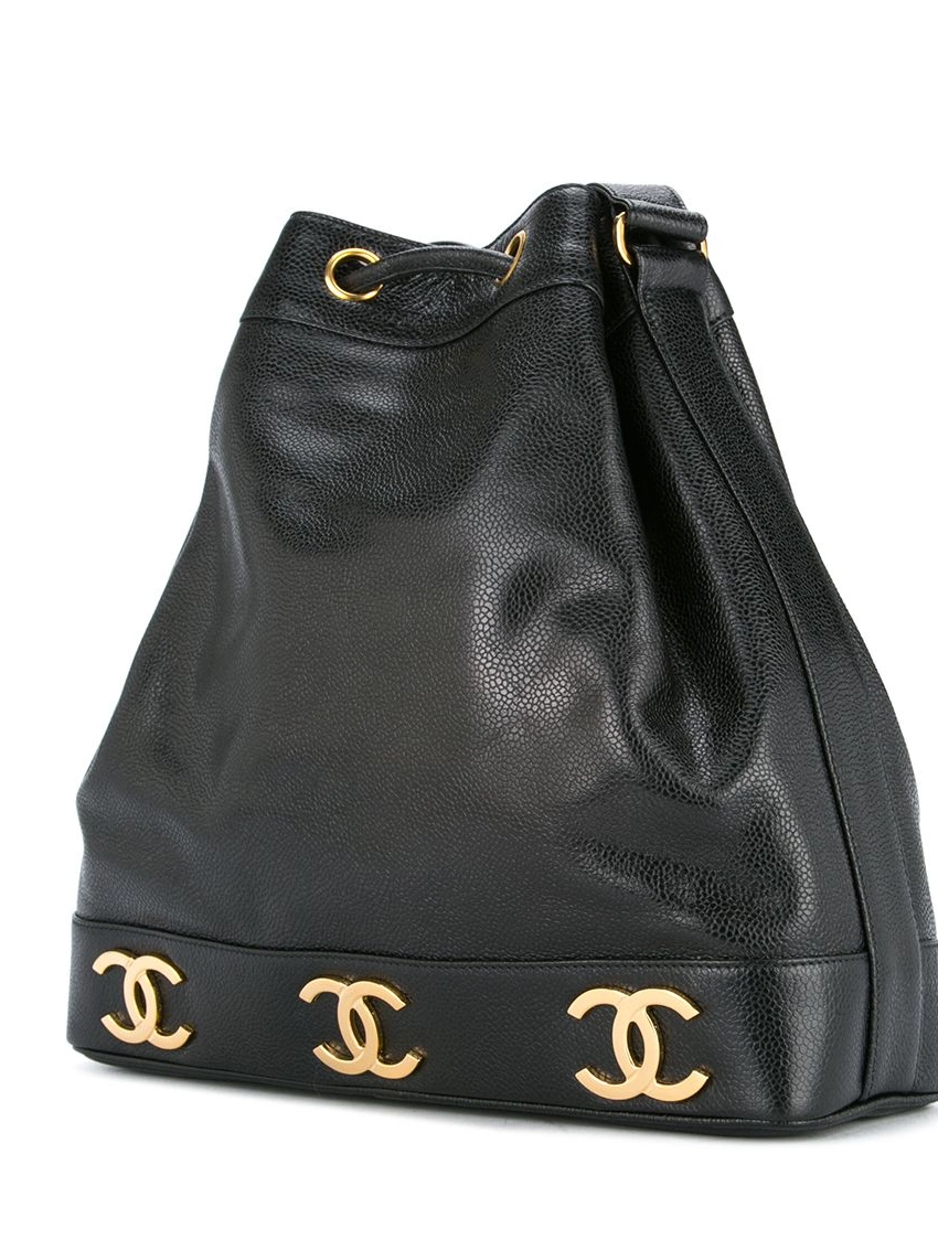 Affordable drawstring shoulder logos 1994-1996 bag CHANEL Women 0218