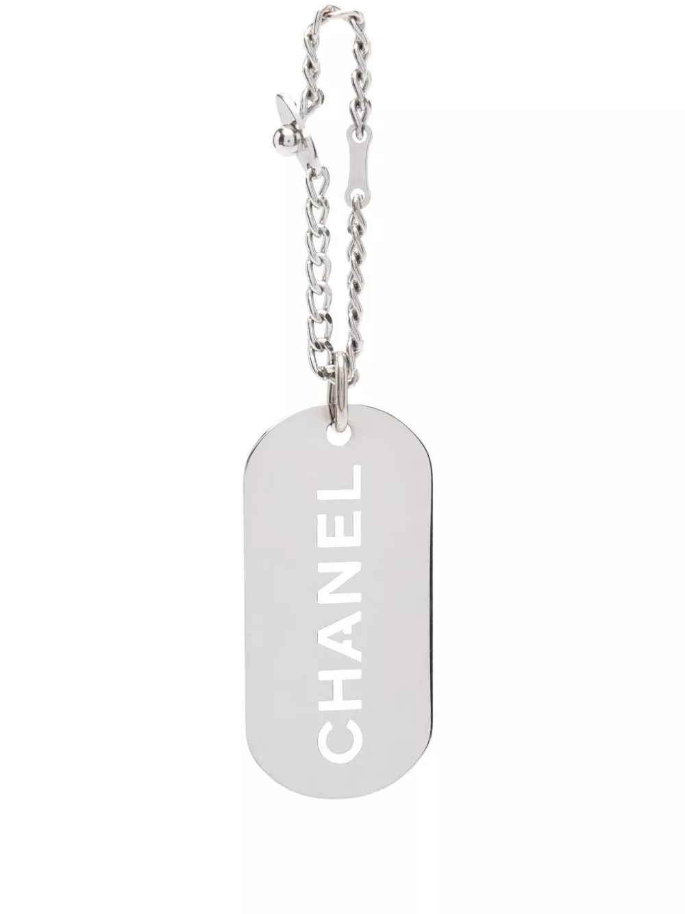 Cheap CHANEL 2004 cut-out logo keyring Women 0202