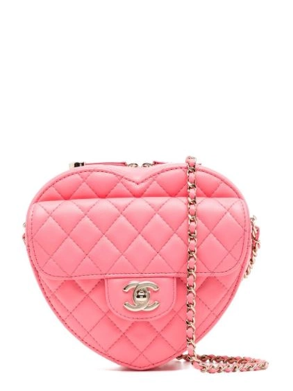 Cheap bag Women Love CHANEL 2022 crossbody Heart 0218