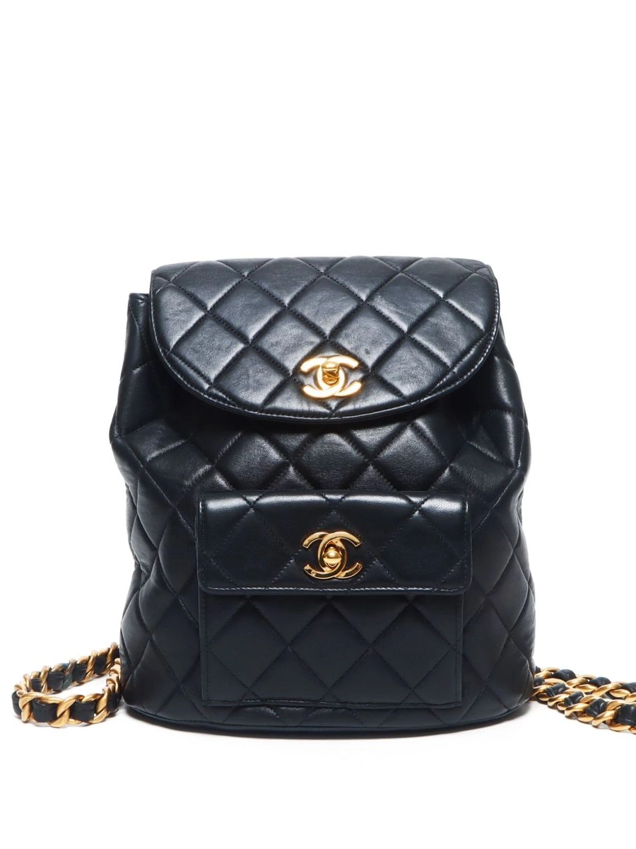 Affordable CHANEL Women 1997 backpack diamond-quilted 0227