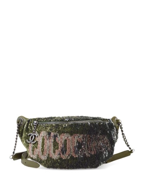 Affordable belt Coco CHANEL Women Cuba 2016 Sequins bag 0219