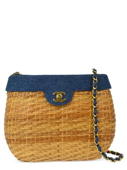 Affordable 1998 bag interwoven basket Women shoulder CHANEL 0218