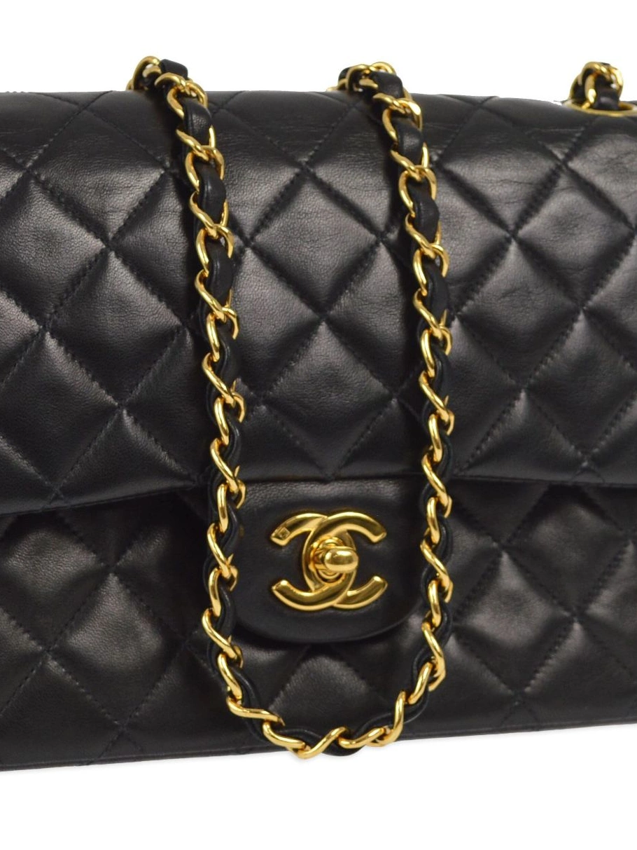 Affordable shoulder bag CHANEL Flap Double 1998 Women medium 0223