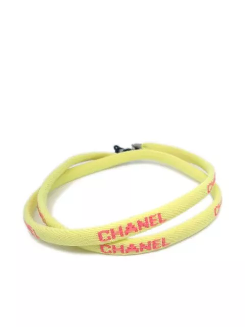 Affordable CHANEL 2000 logo-embroidered sunglasses strap Women 0202