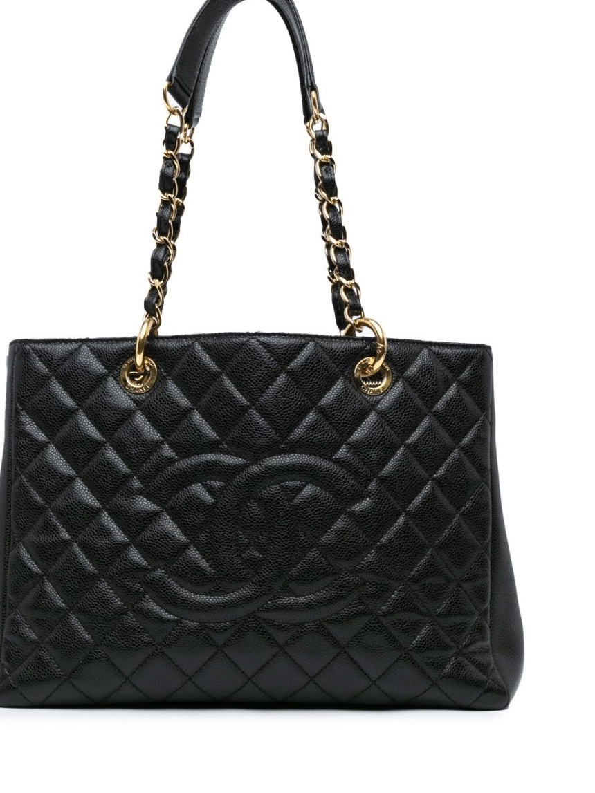 Cheap tote 2013-2014 Women CHANEL Shopping bag Caviar Grand 0221