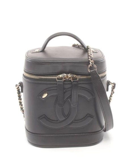 Affordable 2019 Women stitch CC Vanity two-way bag CHANEL 0212