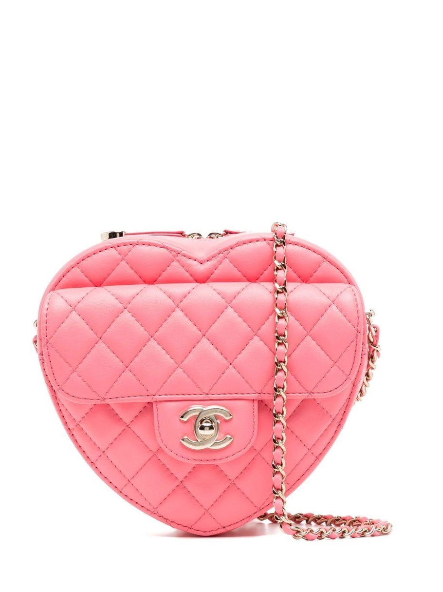 Cheap bag Women Love CHANEL 2022 crossbody Heart 0218