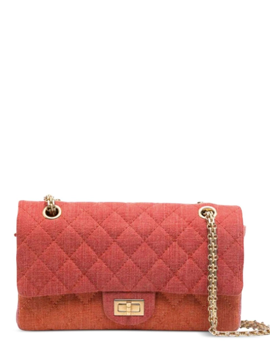 Affordable quilted shoulder CHANEL bag canvas 2.55 Women 0224