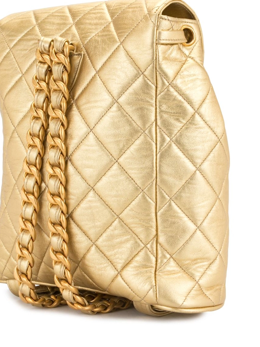 Affordable 1992 backpack CC CHANEL diamond-quilted Women 0220