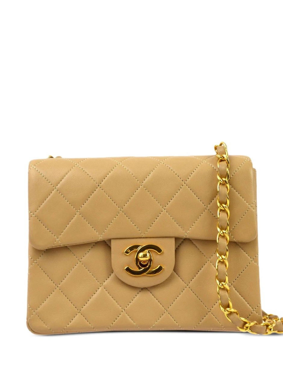 Cheap CHANEL bag 1990 shoulder Women Flap Classic mini 0220