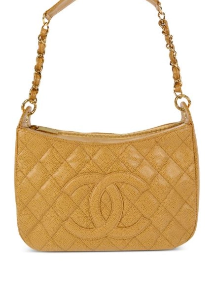 Affordable 2002 CHANEL shoulder Women bag diamond-quilted CC 0223