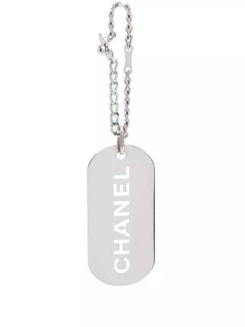 Cheap CHANEL 2004 cut-out logo keyring Women 0202