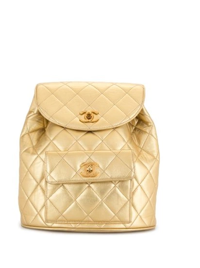 Affordable 1992 backpack CC CHANEL diamond-quilted Women 0220