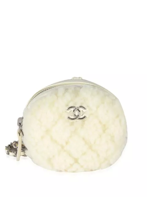 Cheap CHANEL 2021 Coco Neige Mini Circle clutch bag Men 0201