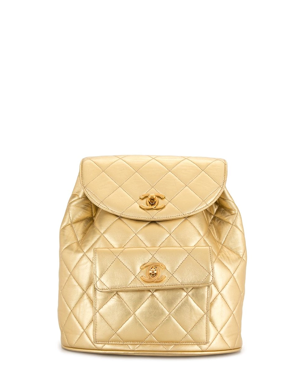 Affordable 1992 backpack CC CHANEL diamond-quilted Women 0220