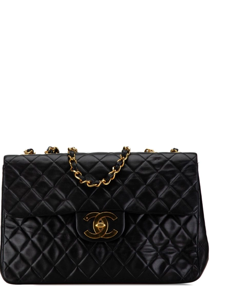 Cheap Single bag shoulder Lambskin 1994-1996 Flap Classic Women CHANEL Maxi 0223