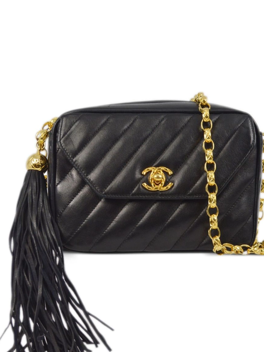 Affordable Women 1992 bag leather shoulder CHANEL Bijou 0226