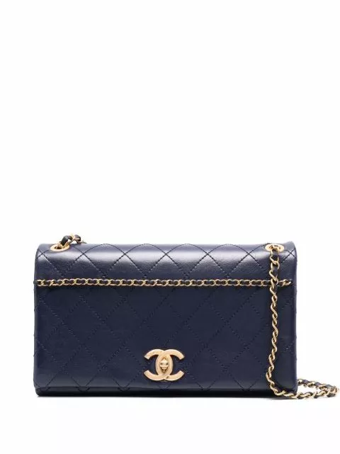 Cheap CHANEL 2018 CC diamond-quilted shoulder bag Women 0203