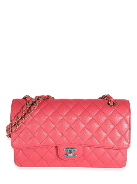 Affordable Women Classic Double medium Flap CHANEL shoulder bag 0215